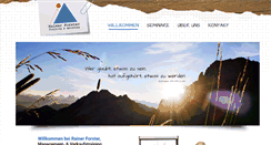 Desktop Screenshot of forster-training.de